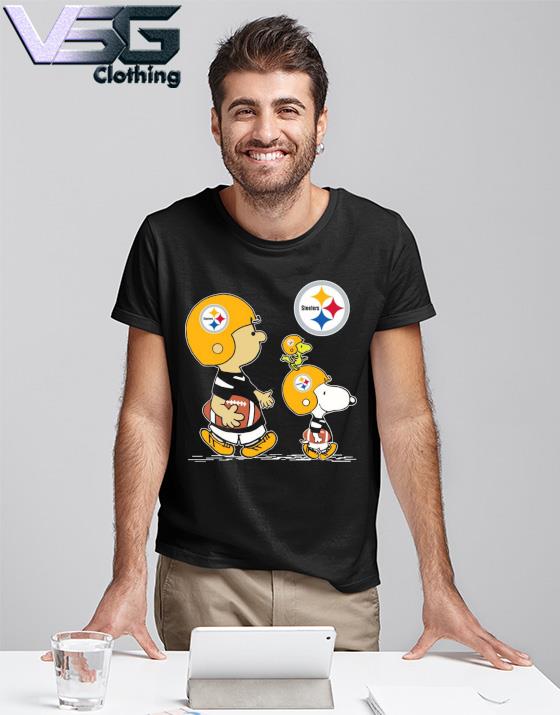Charlie Brown and Snoopy and Woodstock Pittsburgh Steelers Football 2022  Shirt, hoodie, sweater, long sleeve and tank top