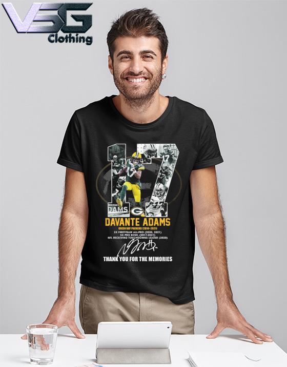 Green Bay Packers 2014-2021 Thank You Davante Adams signature shirt,  hoodie, sweater, long sleeve and tank top