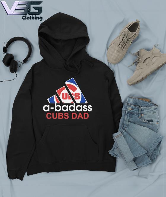 Adidas Chicago Cubs a-badass Cubs Dad logo shirt, hoodie, sweater, long  sleeve and tank top