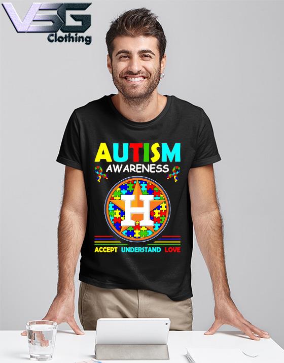 Astros T-Shirt Autism Awareness Symbol Houston Astros Gift