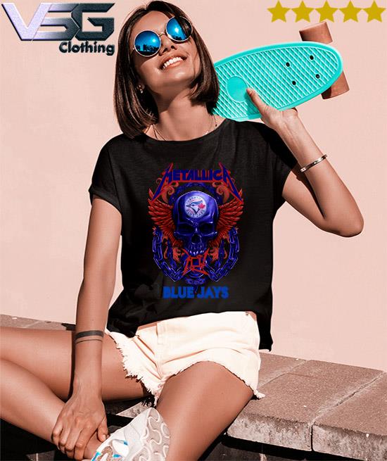 blue jays skull shirt