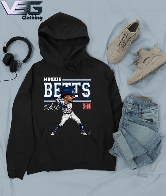 Mookie Betts Los Angeles Dodgers cartoon signature T-shirt, hoodie,  sweater, long sleeve and tank top