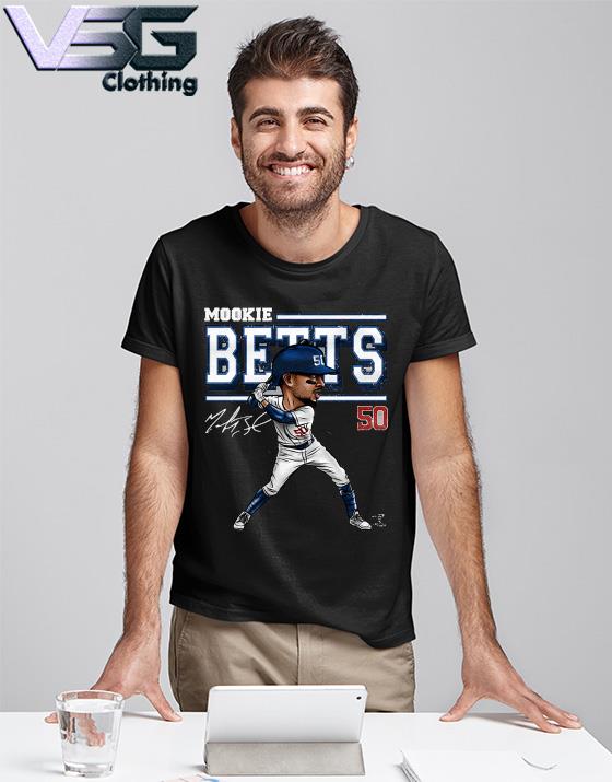 Mookie Betts Cartoon Los Angeles Dodgers Signature shirt, hoodie