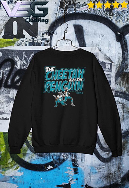 The Cheetah and The Penguin Tyreek Hill And Jaylen Waddle Miami Dolphins  Shirt, hoodie, sweater, long sleeve and tank top