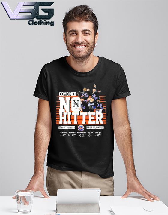 Official Combined No Hitter New York Mets April 29 - 2022 Signatures T-Shirt,  hoodie, sweater, long sleeve and tank top