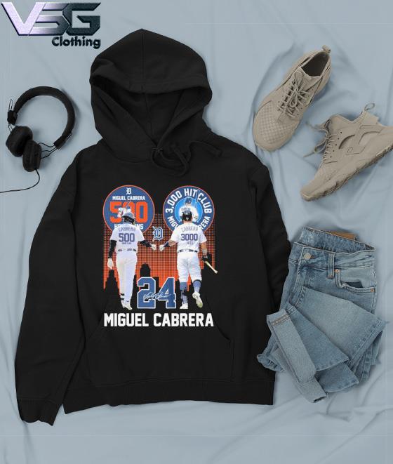 Miguel Cabrera Miggy Detroit Tigers 500 Home Runs and 3000 Hits shirt,  hoodie, sweater, long sleeve and tank top