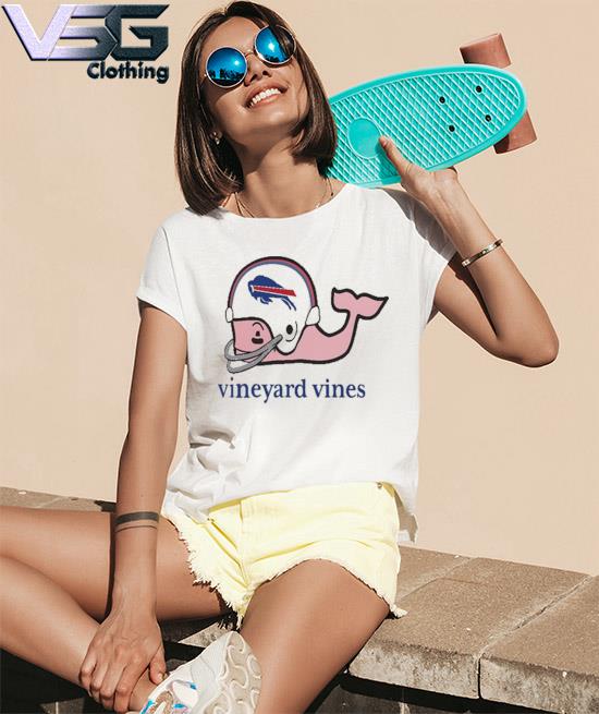 Buy Buffalo Bills Vineyard Vines Team Whale Helmet T-Shirt - Heathered Gray  F4903187 Online