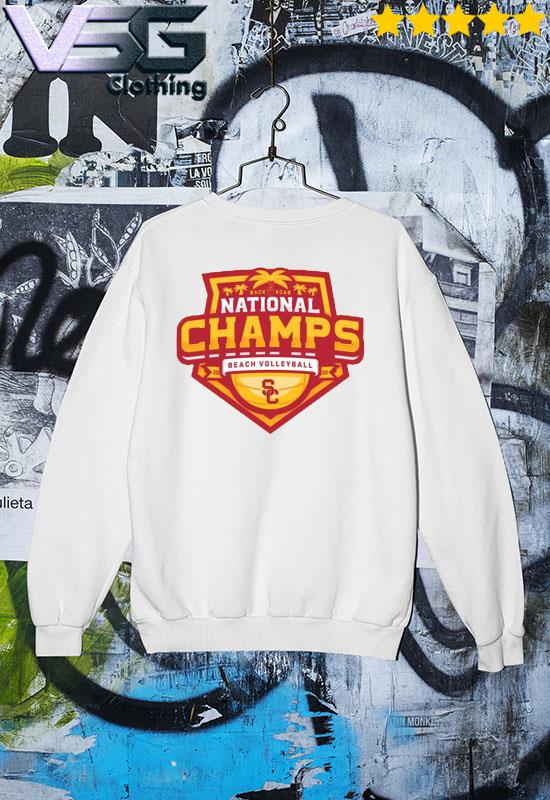 USC Beach Volleyball Back to back 2022 National Champions shirt