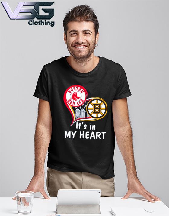 Boston Red Sox And Boston Bruins It's In My Heart Shirt, hoodie
