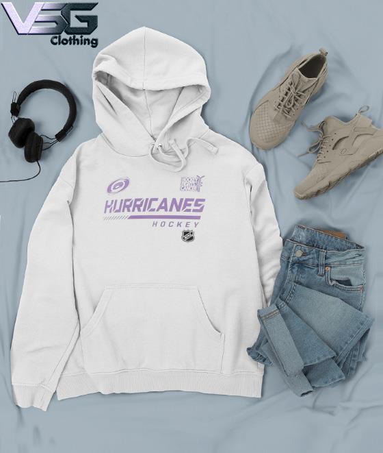 Carolina Hurricanes Fanatics Branded Nhl Hockey Fights Cancer Shirt,Sweater,  Hoodie, And Long Sleeved, Ladies, Tank Top
