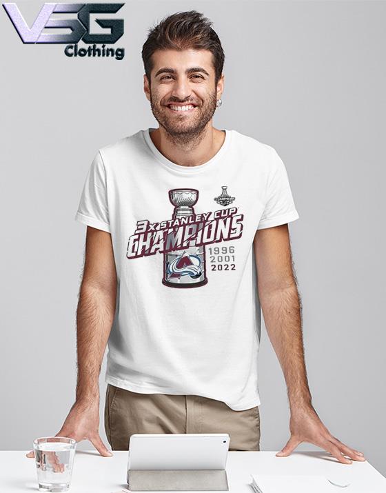Colorado Avalanche Stanley Cup Champs 2022 logo T-shirt