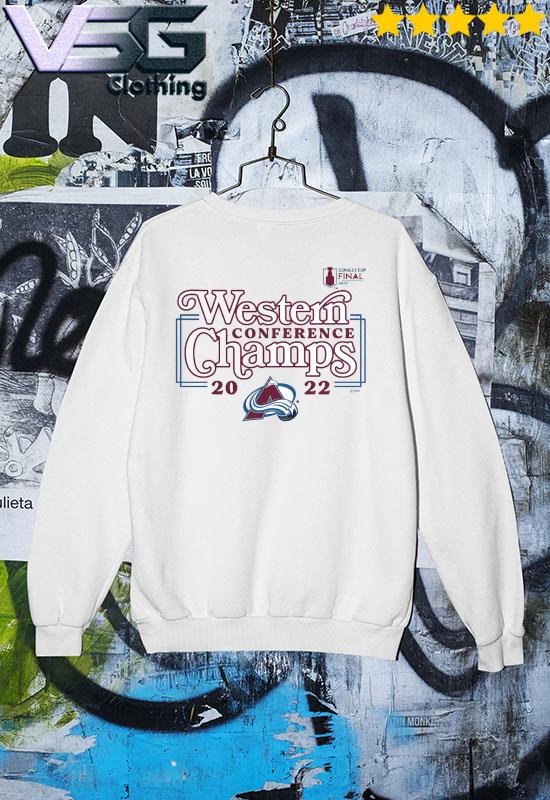 Colorado Avalanche Women's 2022 Western Conference Champions Line Shift  T-Shirt, hoodie, sweater, long sleeve and tank top