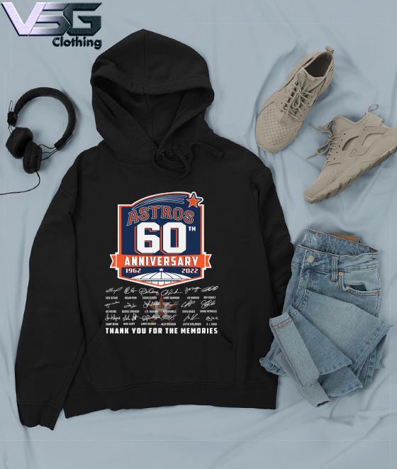 Houston Astros 60th Anniversary 1962-2022 signature shirt, hoodie