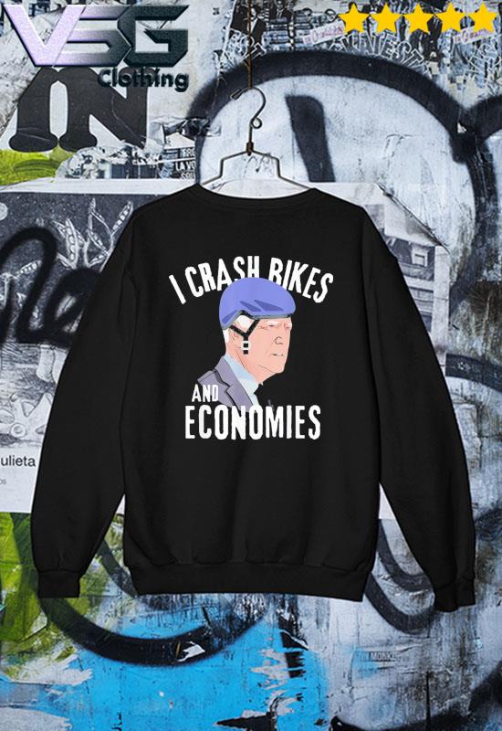 I Crash Bikes and Economies Joe Biden Falling Off Bike s Sweater