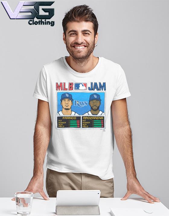 MLB Jam Rays Franco and Arozarena Retro Tampa Bay Rays T-Shirt, hoodie,  sweater, long sleeve and tank top