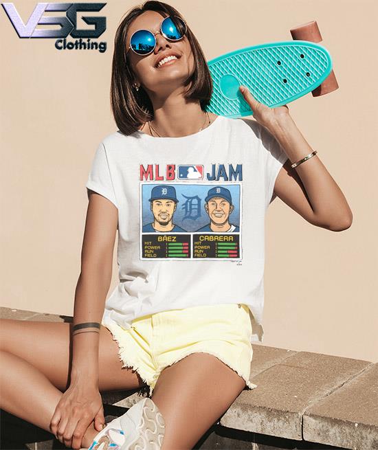 MLB Jam Detroit Tigers Baez and Cabrera Shirt - Online Shoping