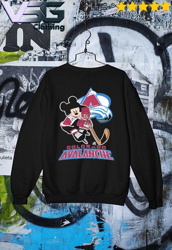 Disney mickey mouse hockey colorado avalanche 2022 stanley cup champions  shirt, hoodie, sweater, long sleeve and tank top