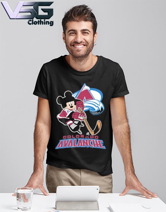 NHL Colorado Avalanche Mickey Mouse Disney Hockey T Shirt T-Shirt
