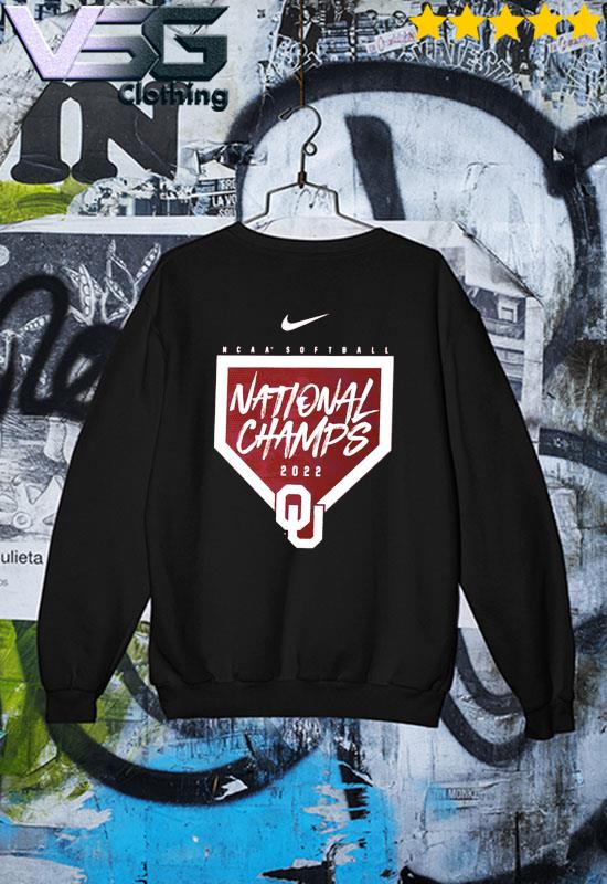 Nike Oklahoma Sooners 2022 NCAA Softball Women's College World Series Champions T-Shirt, XXL, Red