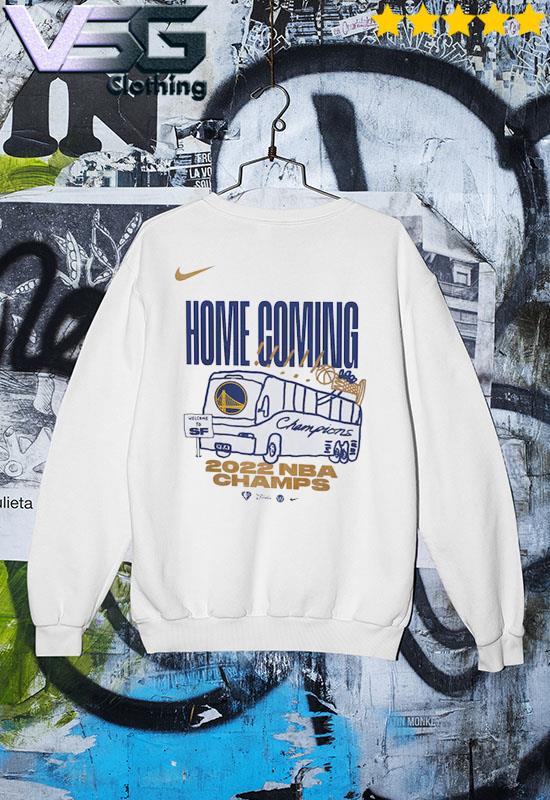 Men's Nike White Golden State Warriors 2022 NBA Finals Champions  Celebration Parade T-Shirt