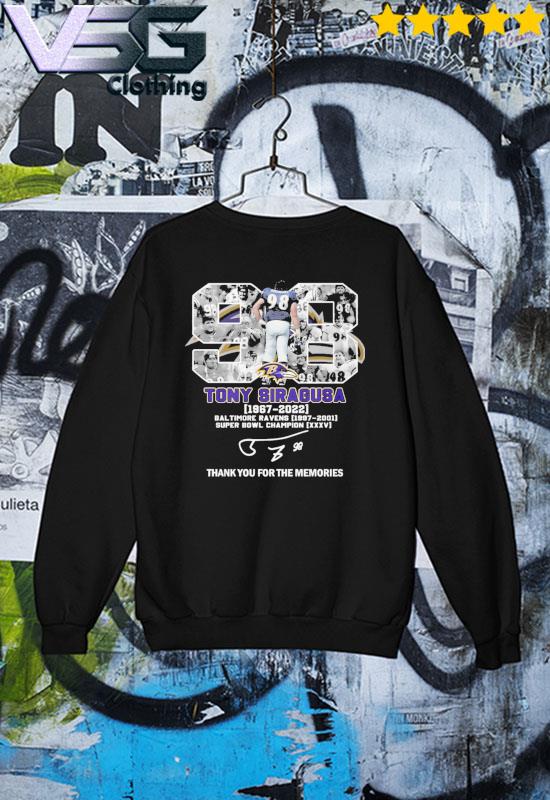 Official Super bowl xxxv champions baltimore ravens T-shirt, hoodie, tank  top, sweater and long sleeve t-shirt