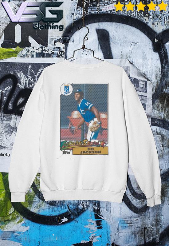 1987 Topps Future Stars Bo Jackson Royals retro shirt, hoodie