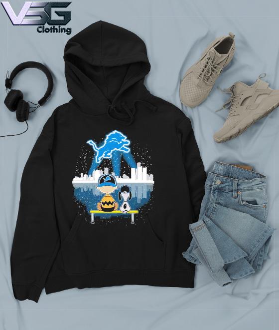 Charlie Brown And Snoopy Dog Watching City Detroit Lions shirt, hoodie,  longsleeve tee, sweater