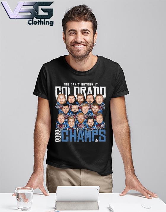 Colorado Hockey Champs 2022 Caricature signature Men's Premium T-Shirt