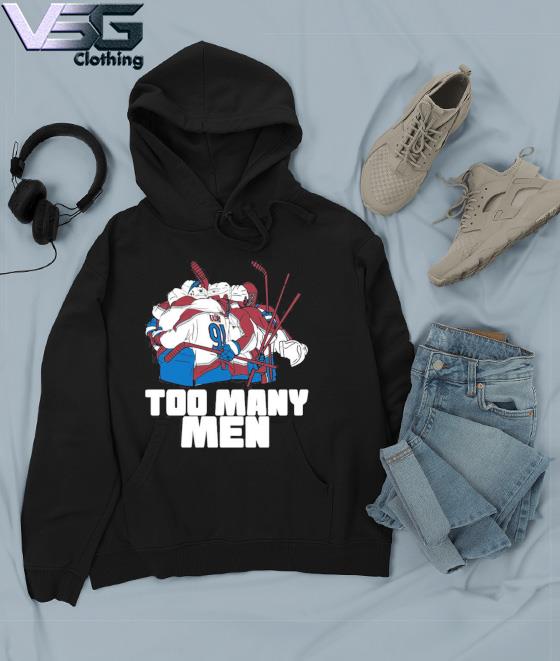 GoAvsGo Stanley Cup Champs 2022 Too Many Men Shirt Everything Hockey Merch Hoodie