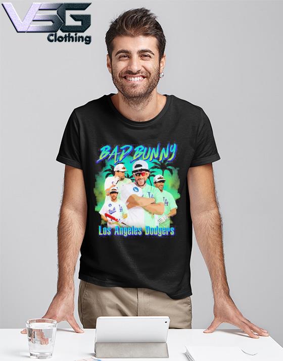 LA Los Angeles Dodgers Bad Bunny Dodgers Unisex T-Shirt - REVER LAVIE
