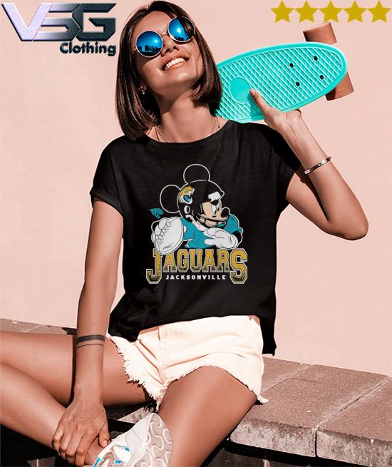 Mickey Gangster And Car Jacksonville Jaguars T-Shirt - Cruel Ball