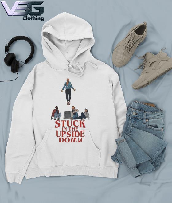 stuck in the upside down hoodie