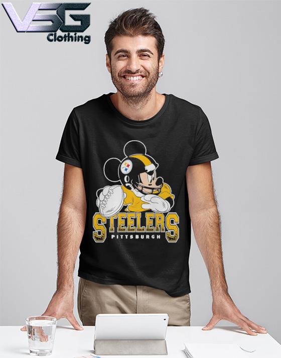 Unisex Disney x Junk Food x NFL Mickey Quarterback Steelers Tee shirt,  hoodie, sweater, long sleeve and tank top