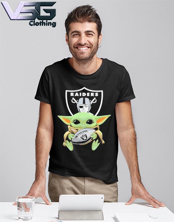 Baby Yoda Hug Las Vegas Raider T-s T-Shirt