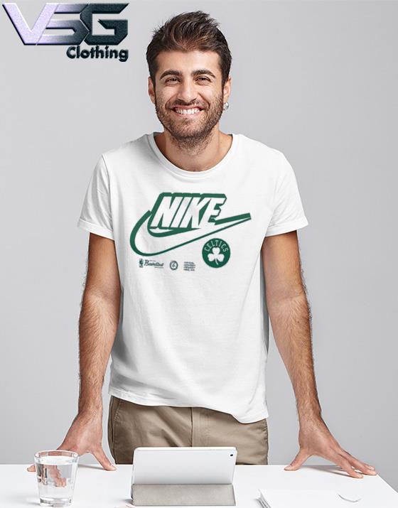 Nike Men's Boston Celtics Green Logo T-Shirt, XL