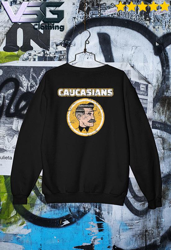 Caucasian Funny Vintage Caucasians Pride T-Shirt Sweater