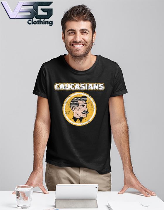 Caucasian Funny Vintage Caucasians Pride T-Shirt T-Shirt