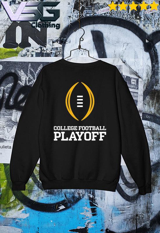 College Football Playoff Logo Black Long Sleeve T-Shirt