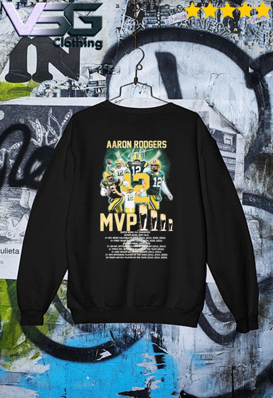 Green Bay Packers Aaron Rodgers MVP Champions signature shirt, hoodie,  sweater, long sleeve and tank top