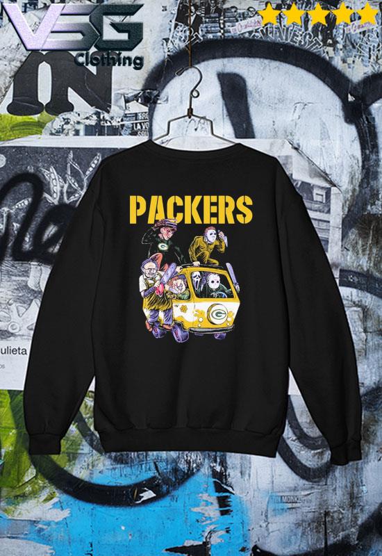 Halloween Horror Movie Characters Packers Shirt, Green Bay Packers