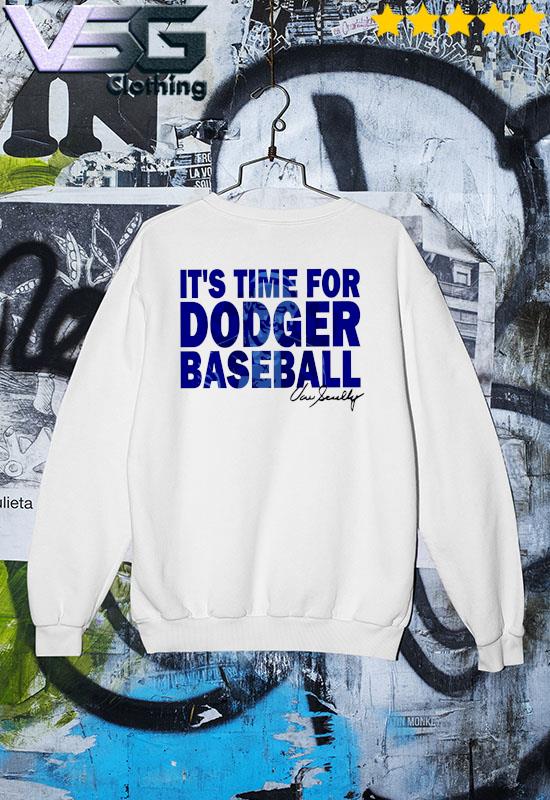 Vin Scully It's Time For Dodgers Baseball Shirt