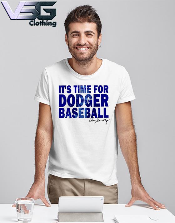 It's Time For Dodgers Baseball Vin Scully 67 RIP Shirt - Hersmiles