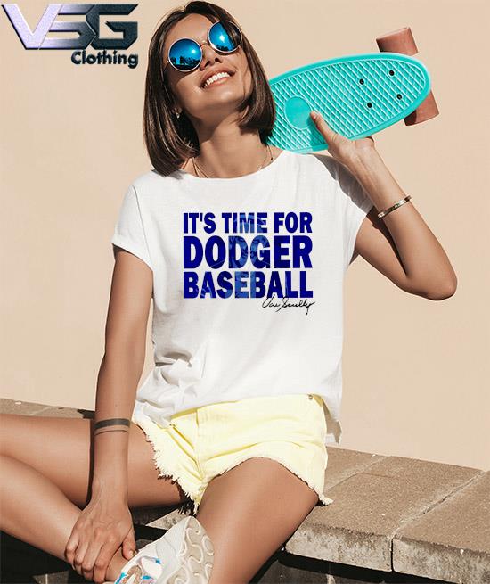 Dodger baseball vin scully it's time for Dodgers baseball legend classic  shirt - Guineashirt Premium ™ LLC