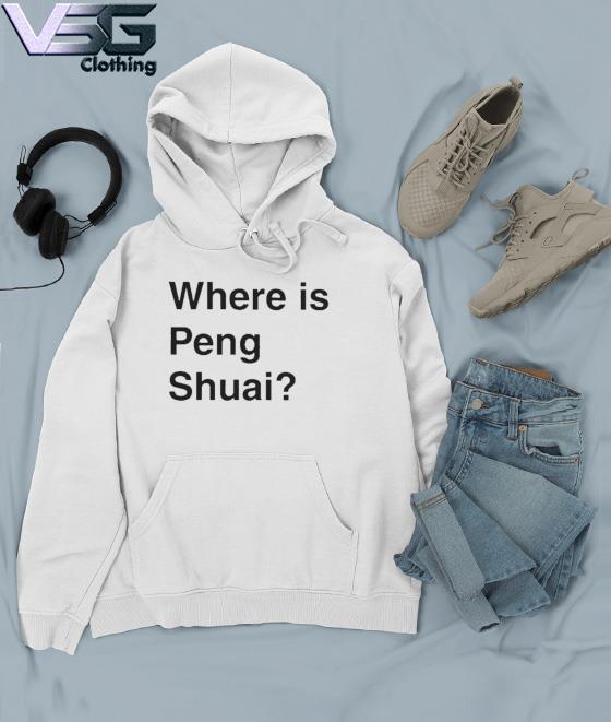 Official where is peng shuai s Hoodie