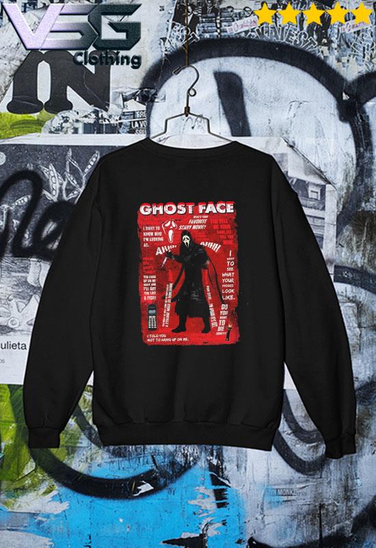 Retro Ghostface Horror Movie Fan Halloween s Sweater