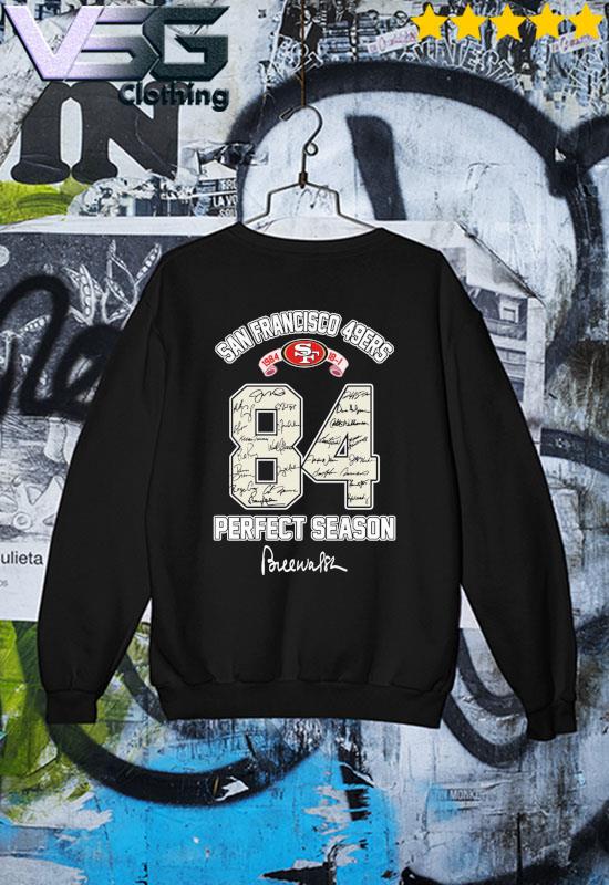 San Francisco 49ers 84 Perfect Season signatures s Sweater San Francisco 49ers 84 Perfect Season signatures s Sweater