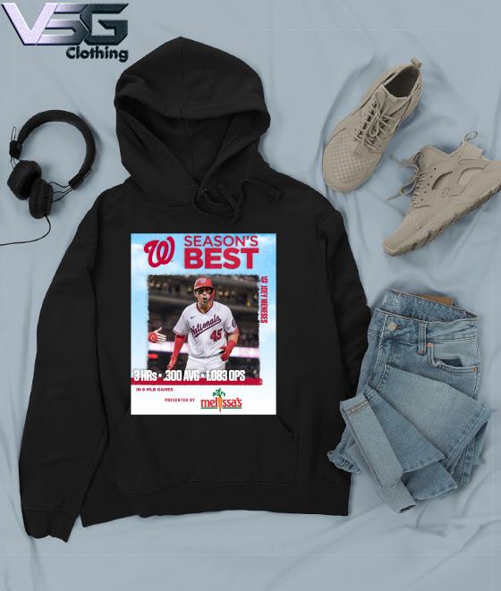 Season' Best 45 Joey Meneses in 6 MLB Games presented by Melissa's s Hoodie