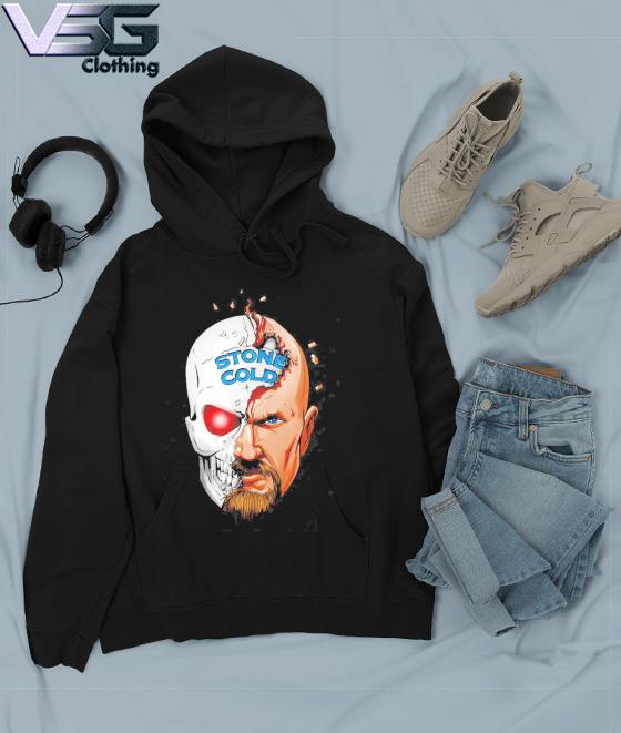 Stone Cold Steve Austin Half Skull T-Shirt WWE, hoodie, sweater, long  sleeve and tank top