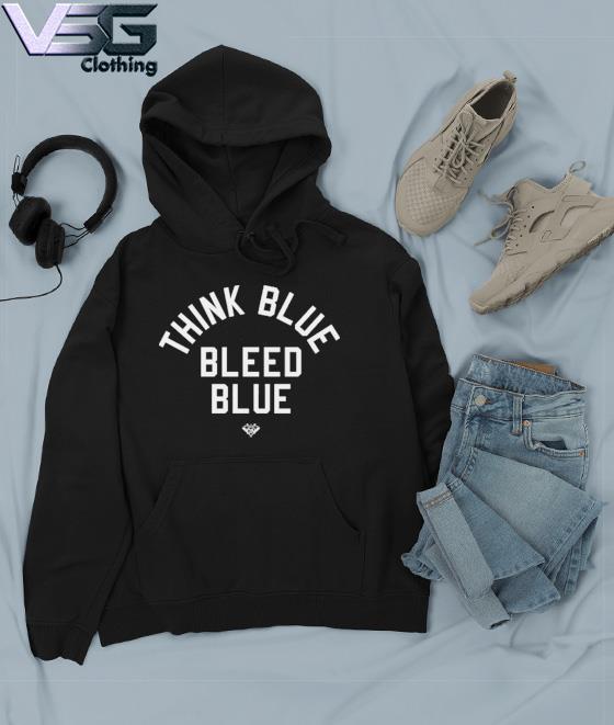 think blue dodgers' Unisex Long Sleeve Hoodie Shirt