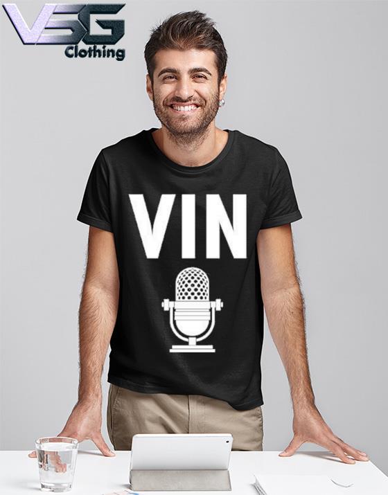 Vin Scully Microphone T-shirt -  Vin Scully Microphone T- shirt